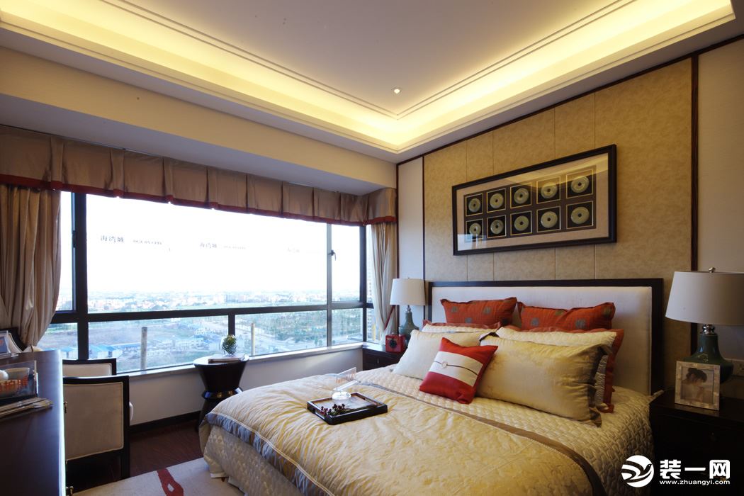 次卧 简单舒适的颜色搭配，使整个空间有着优雅氛围。