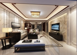 客厅 客厅空间宽敞大气，空间洋溢着舒适的氛围。