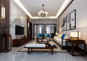 客厅 浅灰色的大理石砖给人淡淡的静雅与时尚。