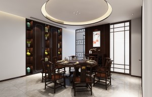 餐厅 简洁的餐桌椅，凸显着业主高品质的家居生活。 