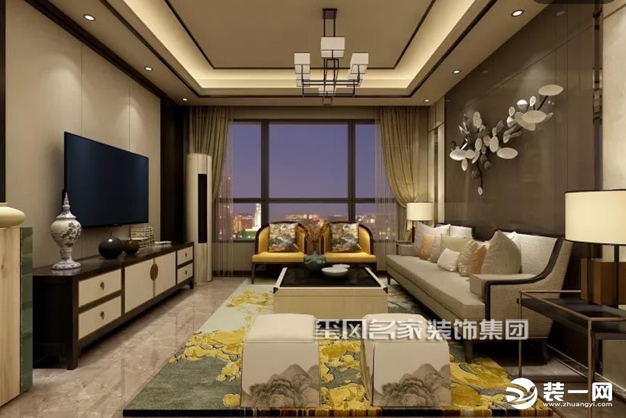 新中式风格--客厅