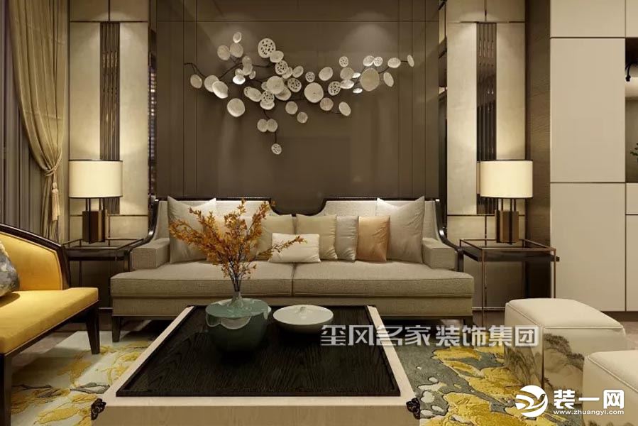 新中式风格--客厅