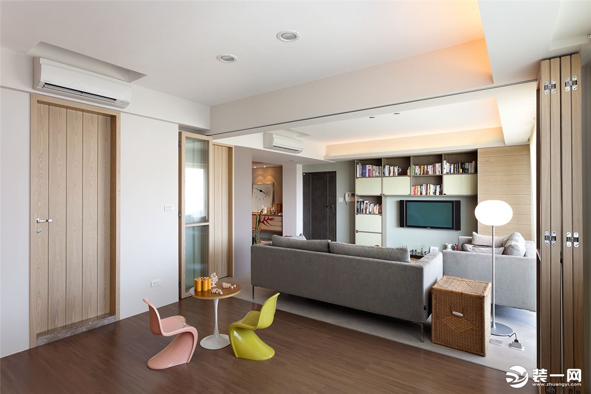 上海尚汇豪庭现代风格三居室装修效果图