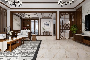 桂花园别墅新中式风格设计案例