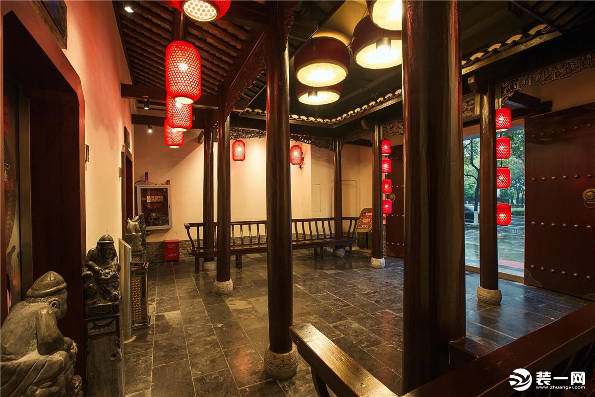 南京高淳味道中式风格中餐厅装修效果图