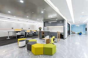 【峥业装饰】深圳办公室现代风格430平米装修效果图案例