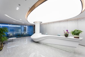 【峥业装饰】深圳办公室现代风格430平米装修效果图案例