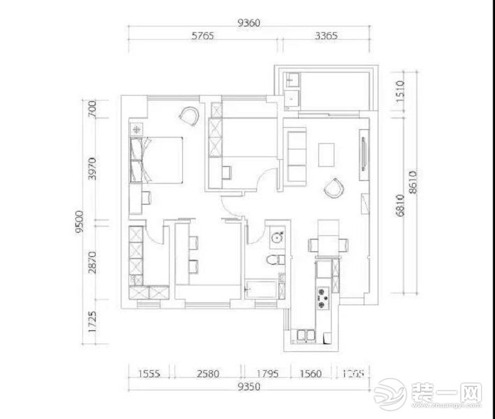 【红杉树装饰】94㎡简约北欧风格新房装修，超温馨小三室！