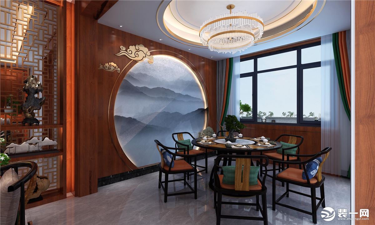 新中式风格的家居环境设计应该是中国传统文化与现代生活需求相结合的表达