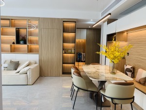 锦绣明珠95㎡婚房现代简约空间，灵动舒适！