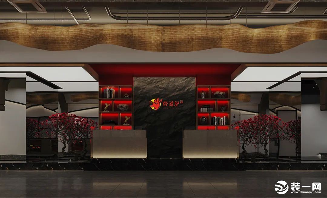 黔滋驴餐厅，以主题为设计要素，突出品牌的地方特色和个性。