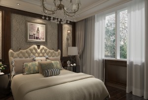 卧室-欧式古典风格-装修效果图