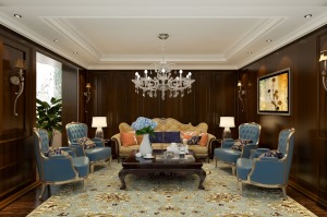 客厅-欧式古典风格-装修效果图
