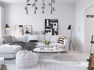 张家口仟玺装饰北欧风格三居室案例