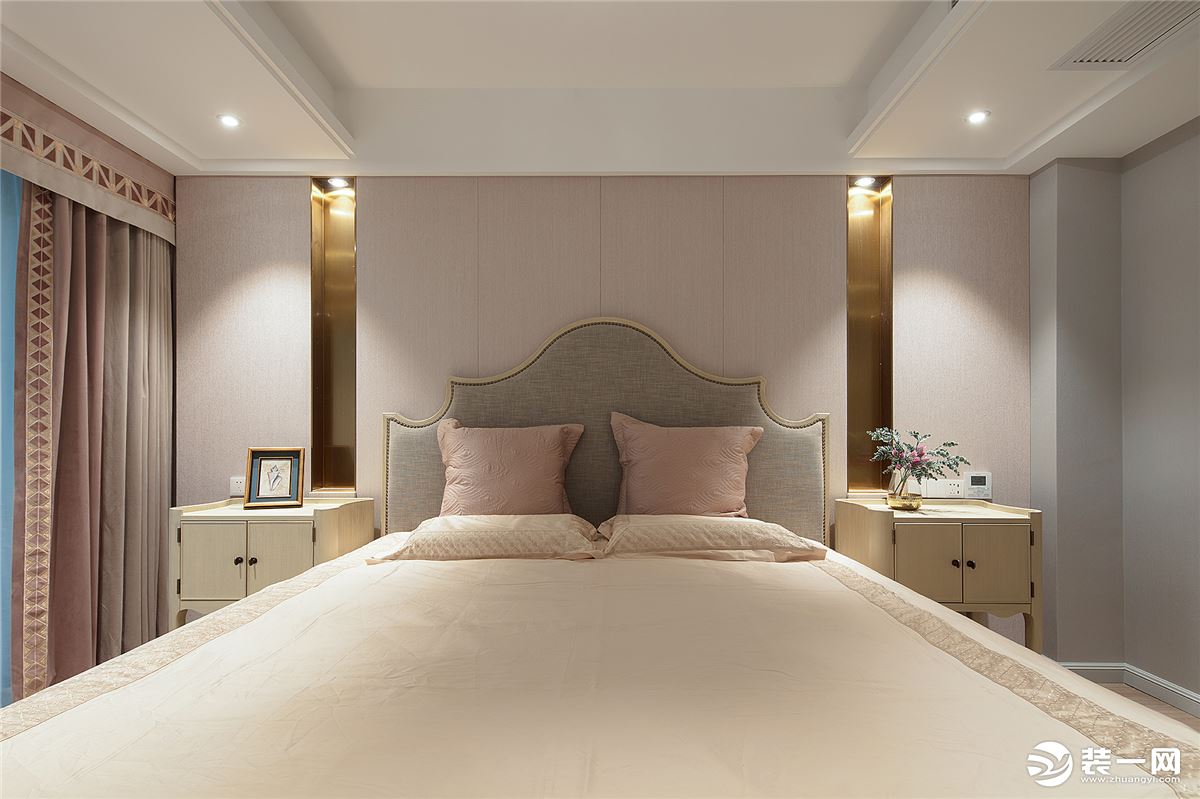 名悦装饰 220平平层 美式轻奢风格——卧室