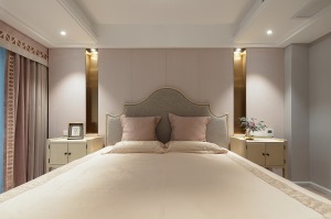 名悦装饰 220平平层 美式轻奢风格——卧室
