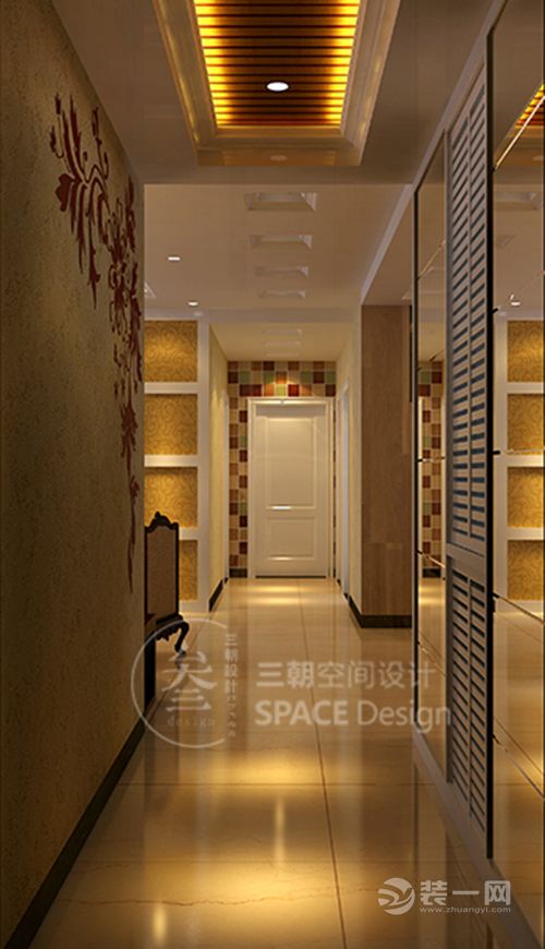郑州九龙城三居室139平混搭风格装修家装设计