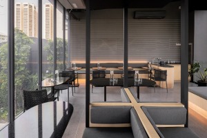 上海现代工业风咖啡厅装修效果图