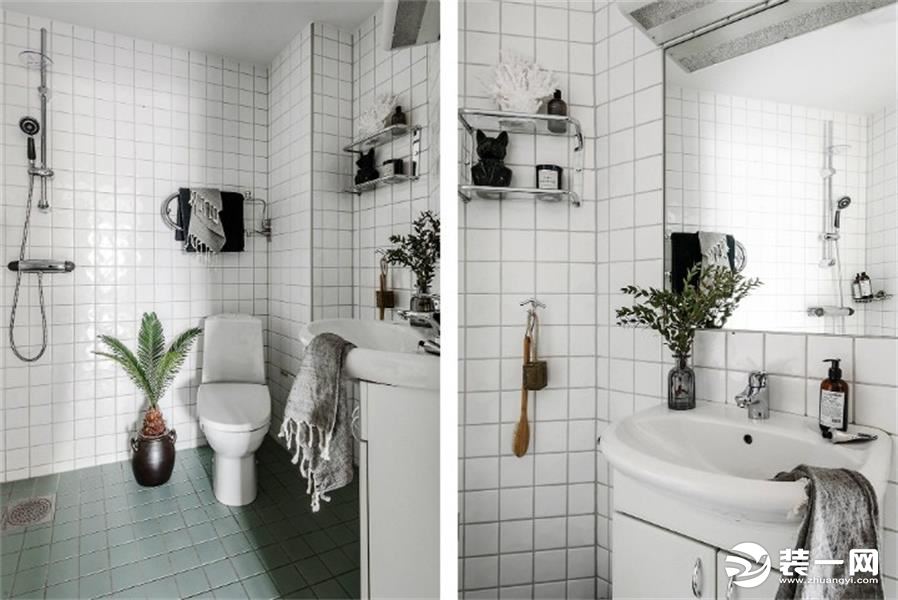 淋浴隔断 干净整洁 合理的空间布局 让使用更加方便