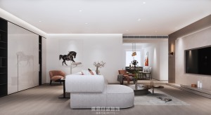 舒格兰四居室170㎡新中式风格装修案例