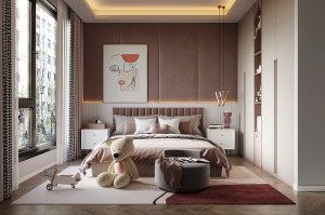 每个卧室都有独特的景观 简化空间的装饰性 让自然景观成为主要立面