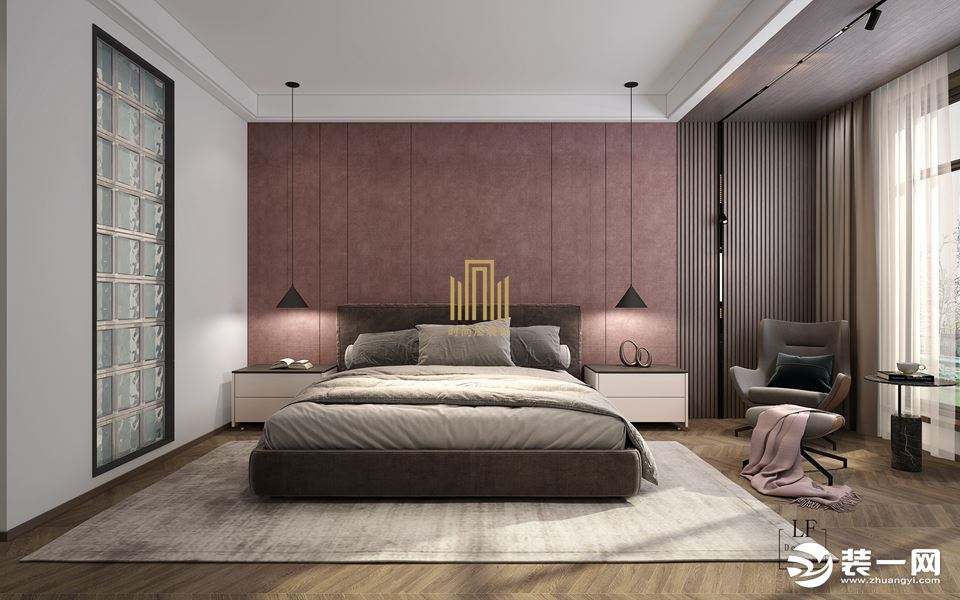 卧室装修效果图-金地南湖艺境205平米顶跃简约风格