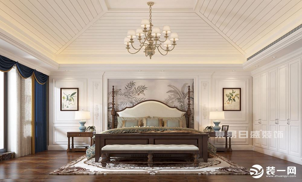 美式新古典风格卧室装修设计