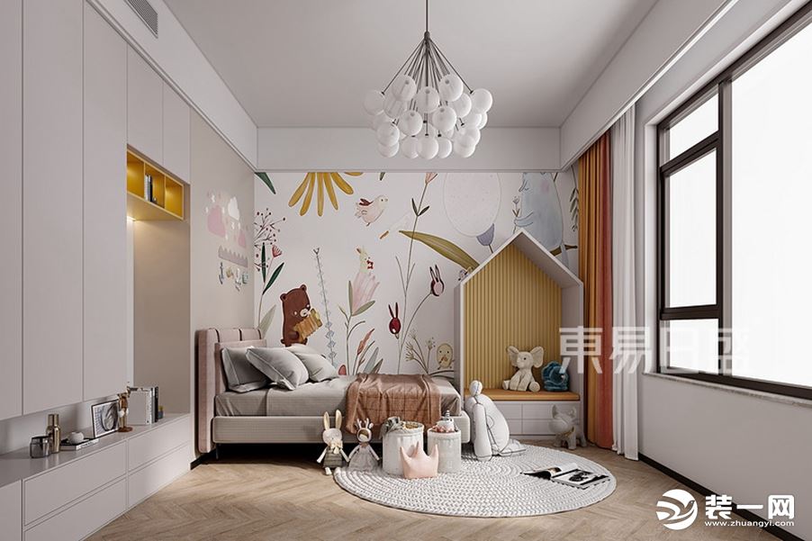 新中式风格儿童房装修设计