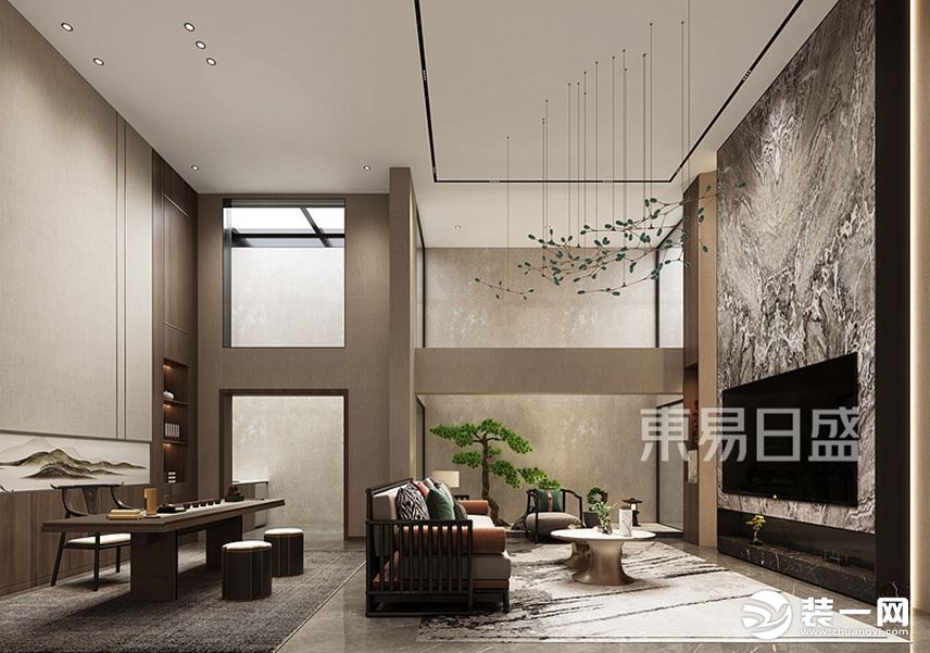 新中式风格客厅装修设计