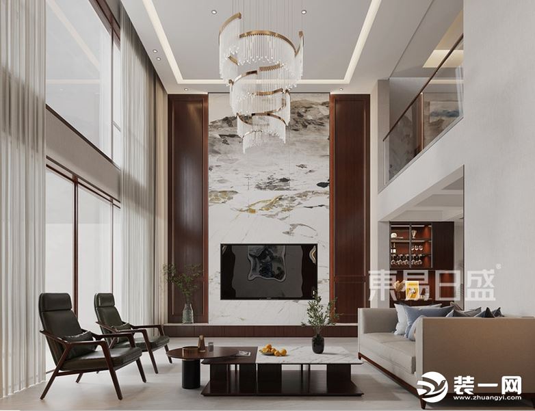 新中式风格客厅装修设计