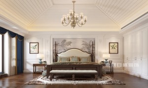 美式新古典风格卧室装修设计