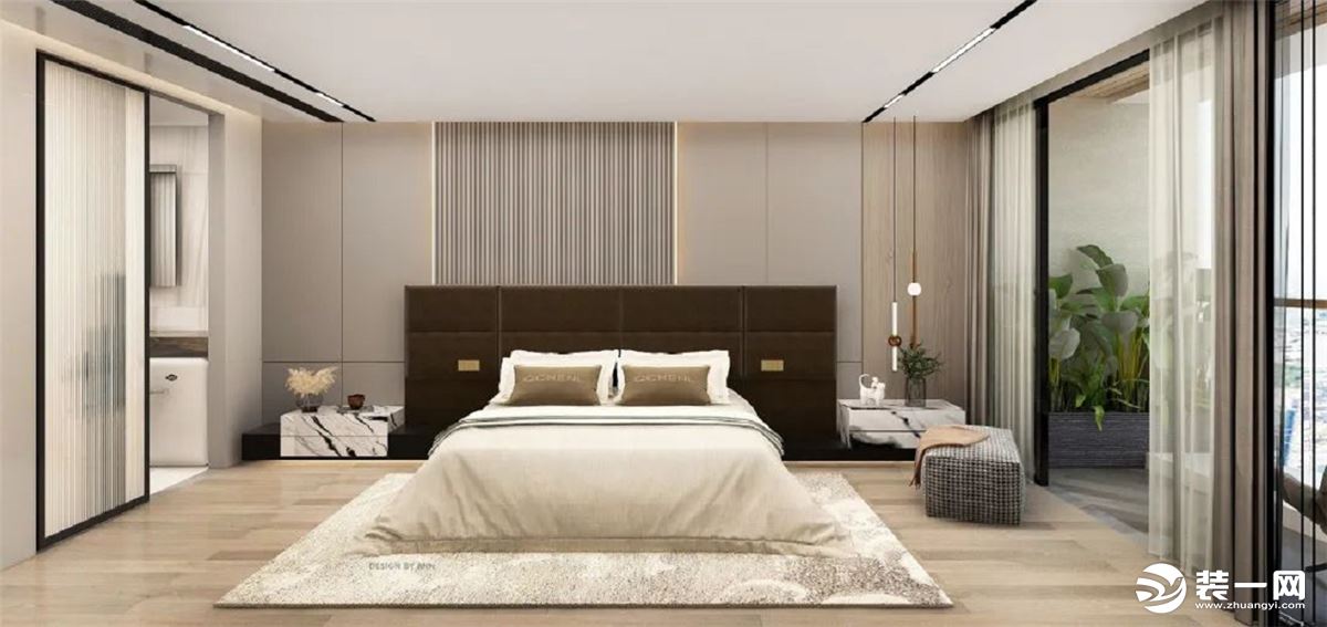 卧室的设计则充分考虑了房间主人的性格特色与爱好，  为每一个人打造专属于自己的私人空间