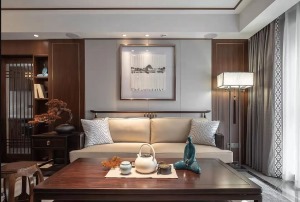 沉稳而低调的中式家具，呈现出端庄优雅的大气之美