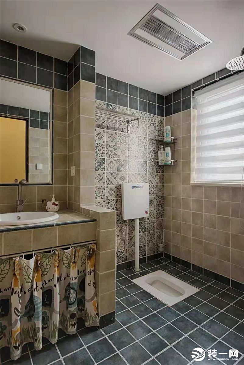 金科世界城  70平方两居室 美式风格  卫生间 装修效果图