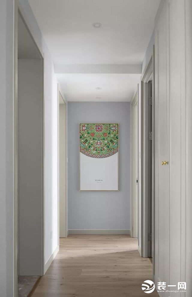 东原星樾  112平方两室 现代优雅风格 过道 装修效果图