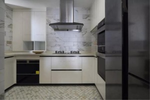 金茂珑悦  89平方两居室 现代简约风格  厨房 装修效果图