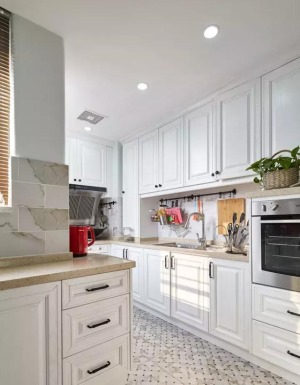 安纳西湖  140平方三居室 美式风格  厨房 装修效果图