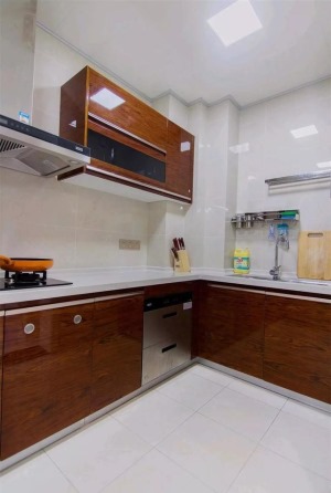  汇祥幸福里  140平方四居室 现代混搭风格  厨房 装修效果图