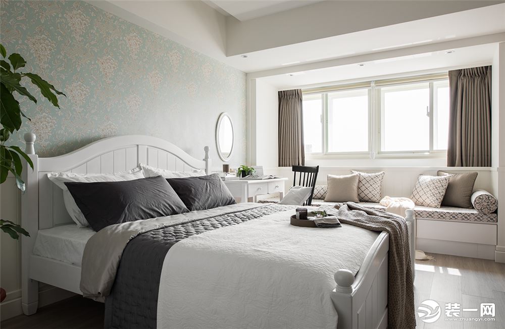 宁波浪琴屿装饰汇豪时代新房家庭装修  个性美式案例图 卧室