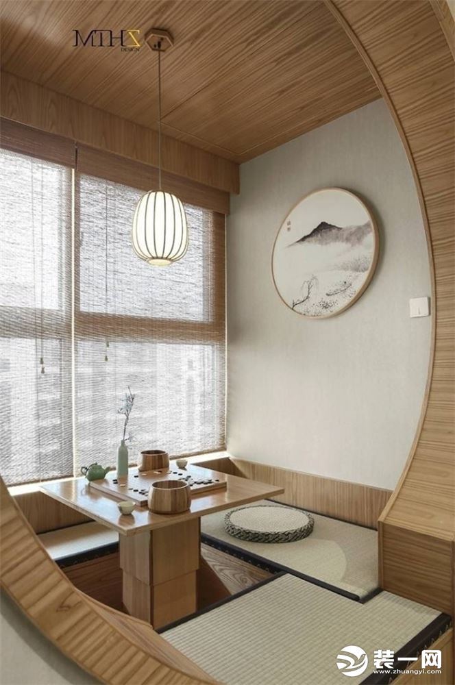 休闲区域【浪琴屿装饰】中海国际115平方三居室现代日式风格装修案例