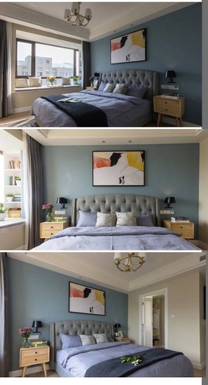 卧室【浪琴屿装饰】133平方三室两厅美式实景案例