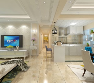 18万打造枫丹白露套内120平欧式风格的家