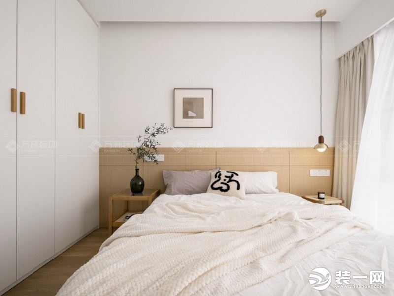 【大连方林装饰】保利西山林语107㎡日式风格案例——卧室