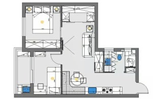 42平小居室 长投景城汉口年华