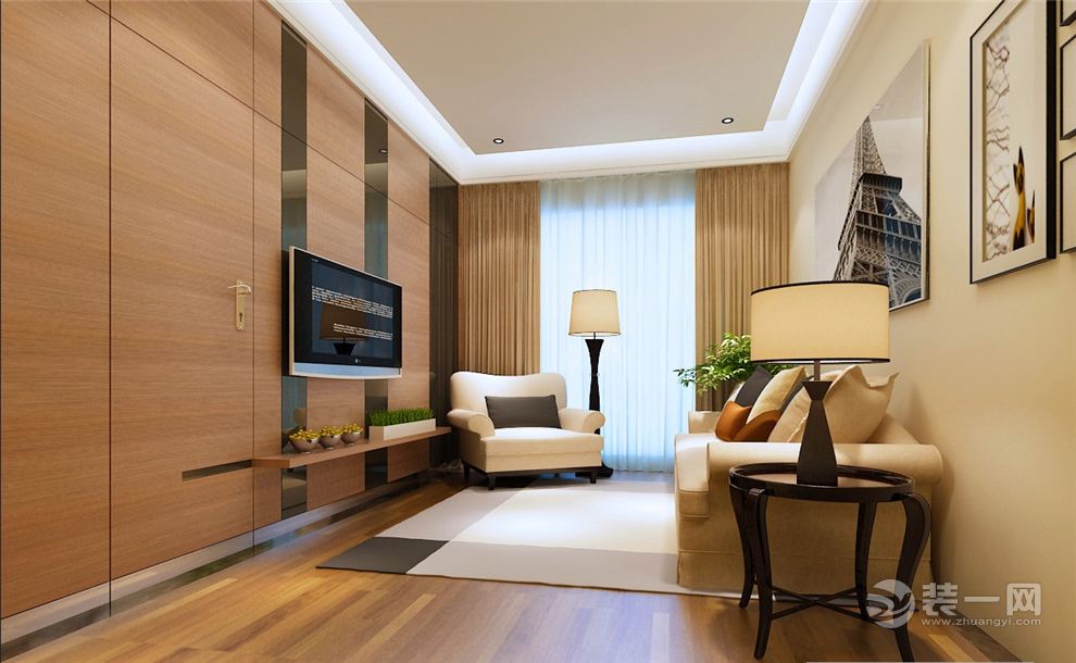 上海爱佳苑189平米现代简约风格二层起居室