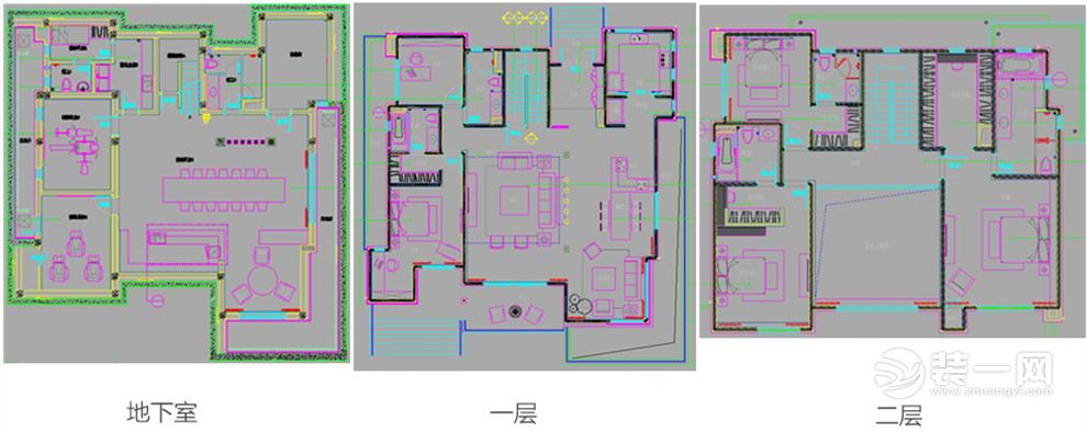 上海朱家角和墅300平米别墅日式风格户型图