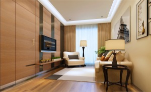 上海爱佳苑189平米现代简约风格二层起居室