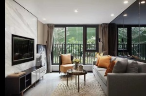 银泰城公寓68平现代风格设计案例展示