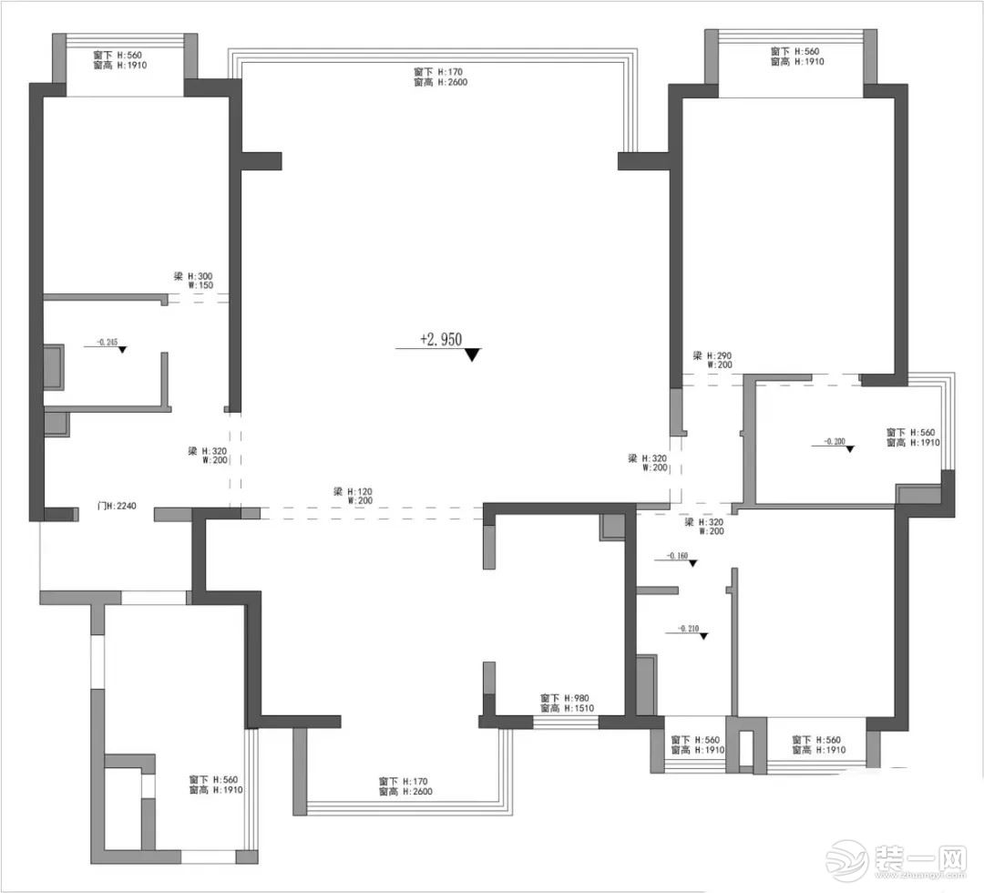 1.满足多成员需求，追求极致的生活平衡；  2.T型公区扩张，完全打开了界面，打造了更完整，交互更强