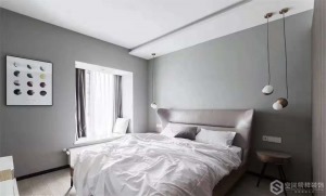 徐州雍景新城150平三居室现代轻奢风格卧室装修效果图